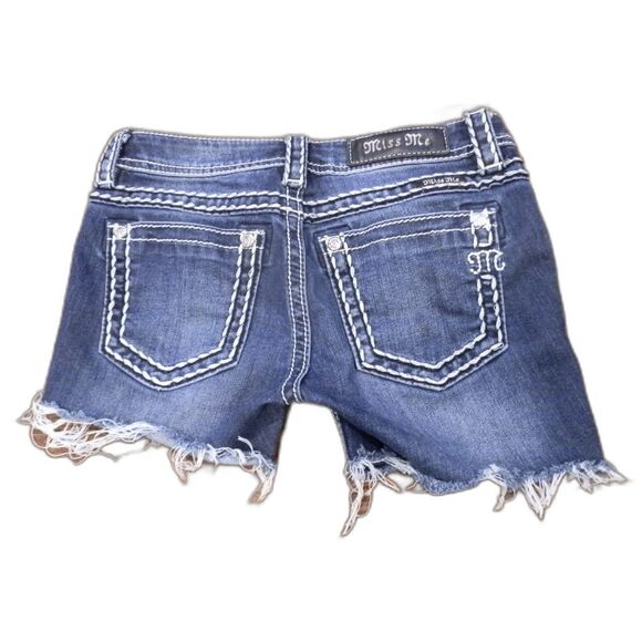 Miss Me Women's Jean Shorts Signature Boot Size 25 - Picture 3 of 3